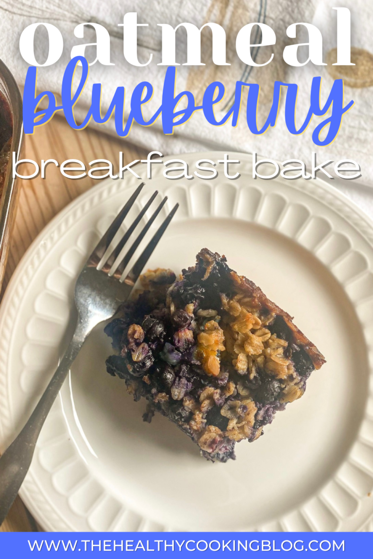 Oatmeal Blueberry Breakfast Bake - The Healthy Cooking Blog