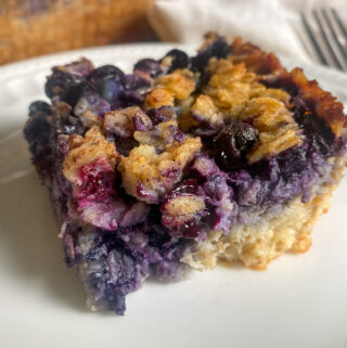 Oatmeal Blueberry Breakfast Bake